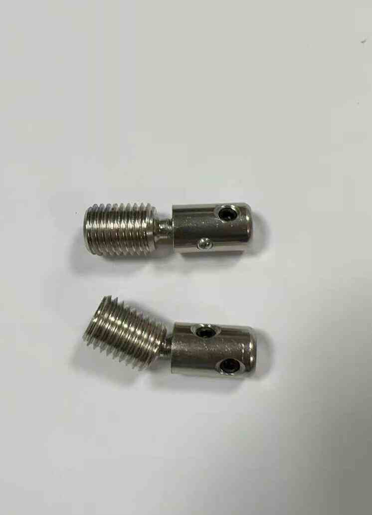 304不鏽鋼 頭雕快拆M16萬向螺絲(可歪頭) 1個