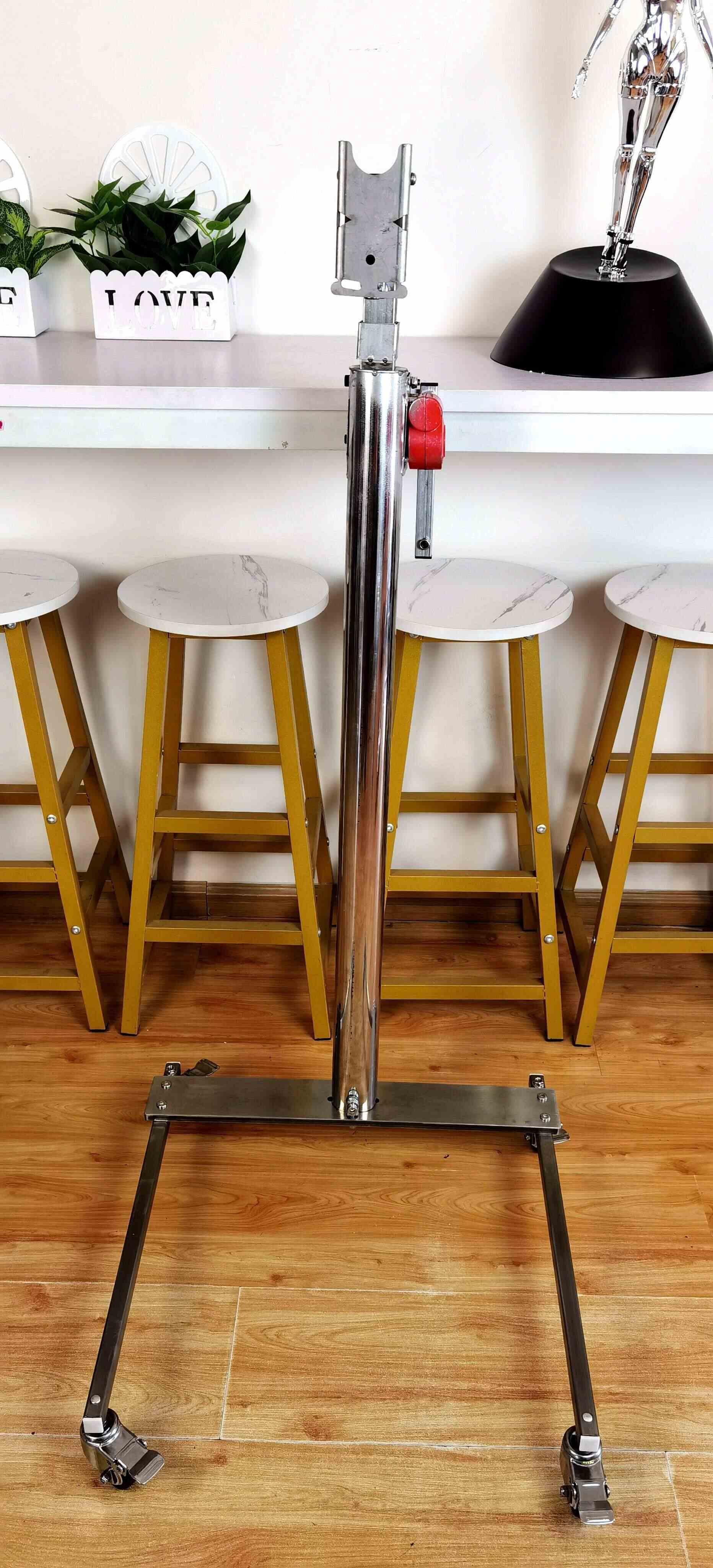 藝美實體娃娃支架(手搖滾桶型)	