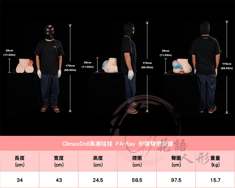 高潮娃娃_PA-Ray臀模_身形圖.jpg 高潮娃娃_PA-Ray臀模_身形圖.jpg