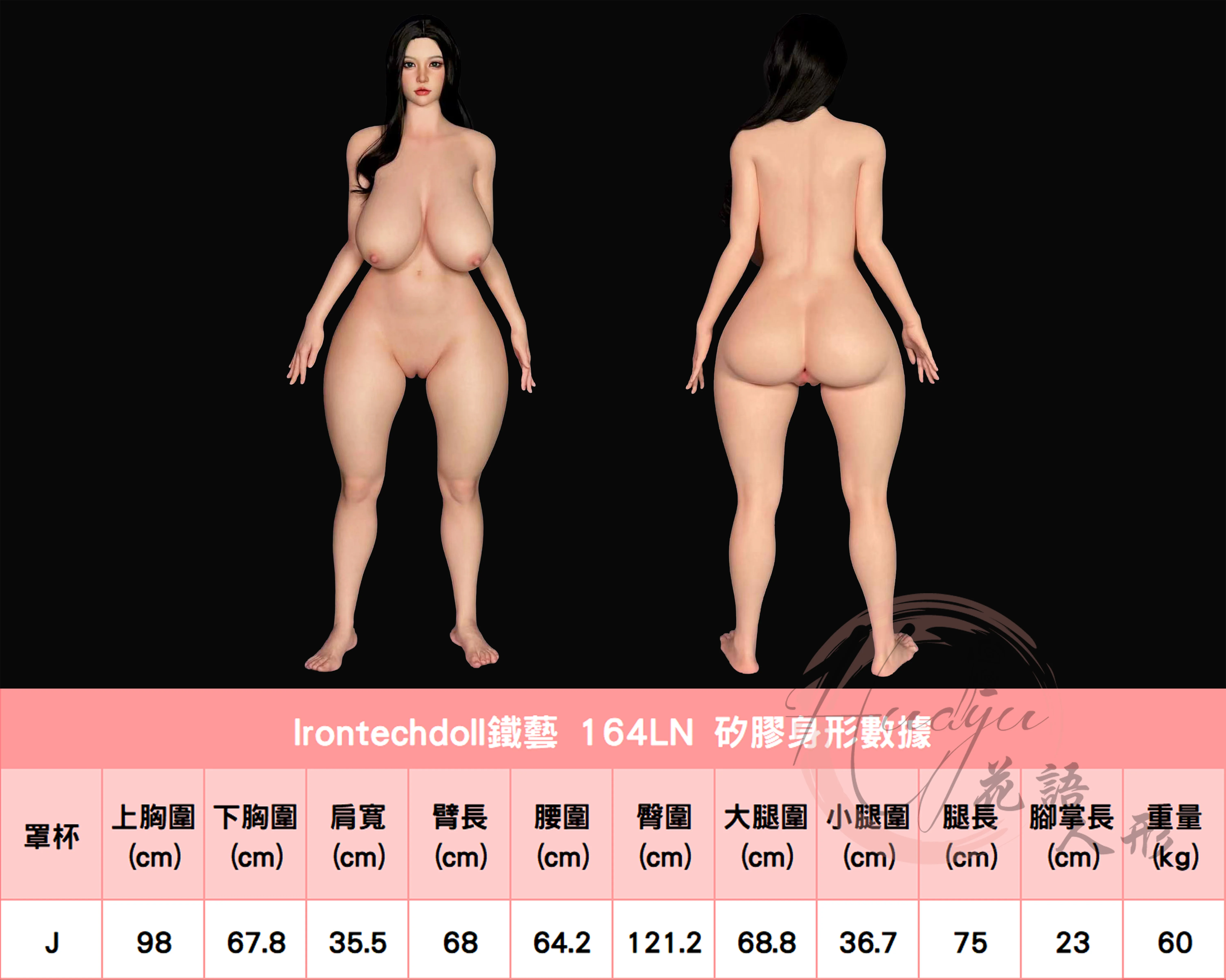 鐵藝164cmLN(J)身形圖.jpg 鐵藝164cmLN(J)身形圖.jpg
